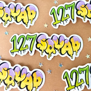 NCT 127 Squad - Vinyl Sticker
