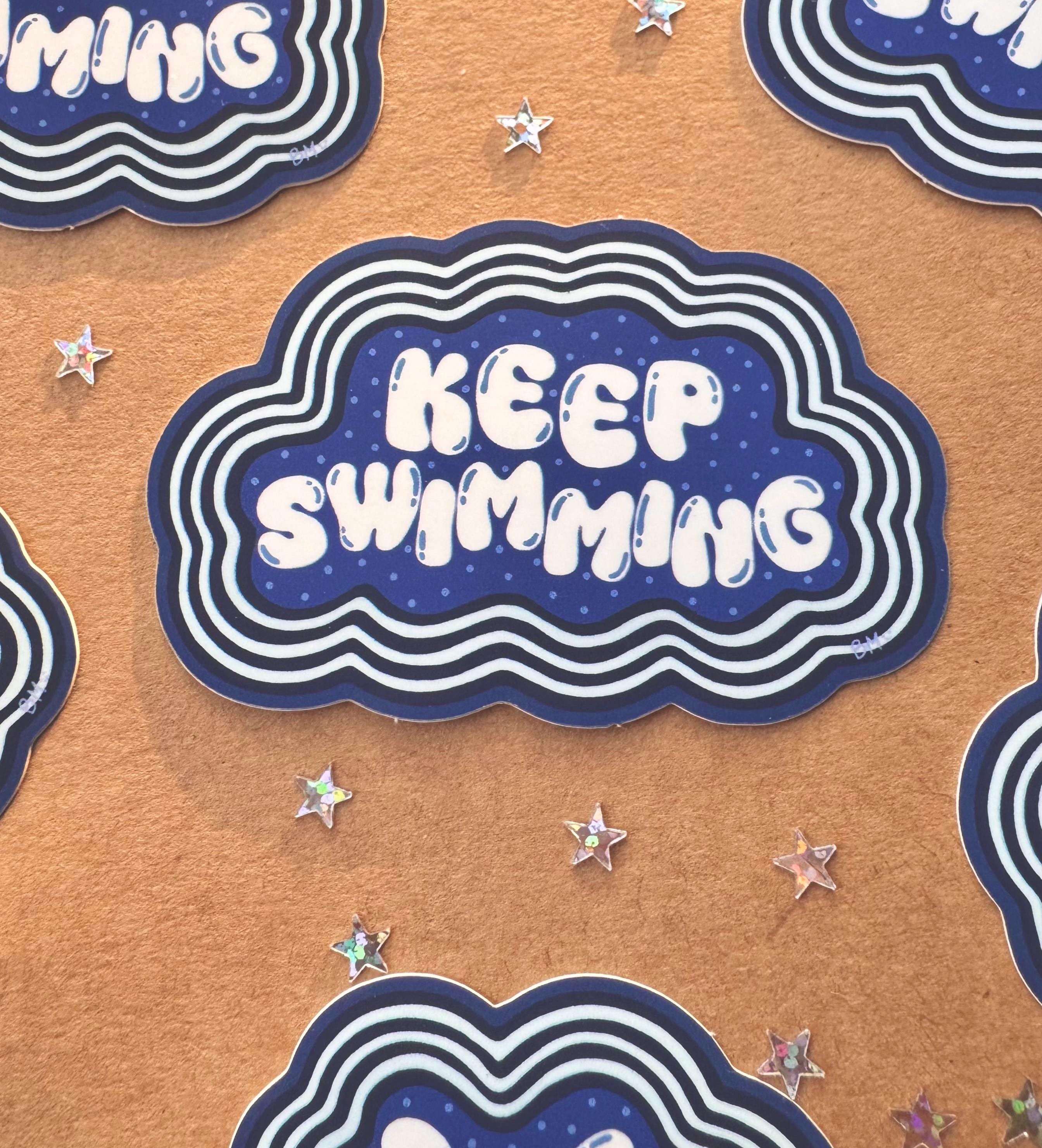BTS Keep Swimming - Vinyl Sticker - Etsy