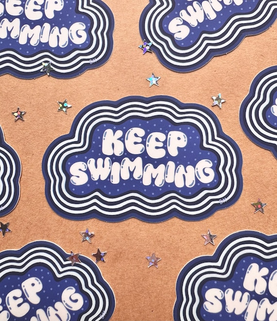 BTS Keep Swimming - Vinyl Sticker - Etsy