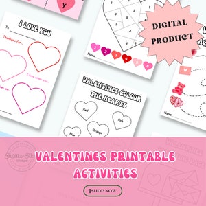 Printables voor Valentijnsdag voor kleuters: digitale bronnen voor leraren in het basisonderwijs