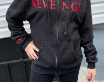 revenge bedazzled hoodie