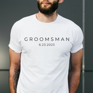 Groomsman Shirts | Gifts for Groomsmen | Personalized Gift From Groom Tshirt |  | Custom Gifts for Groomsparty