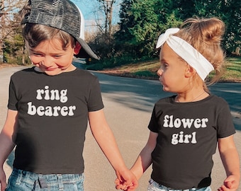 Ring Bearer Gift, Ring Bearer Proposal, Ring Security Bearer Shirt, Flower Boy or Girl Custom Tees