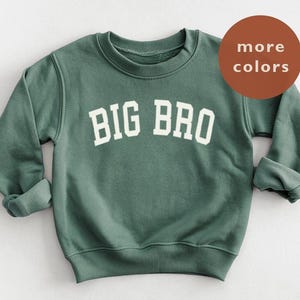 BIG BRO Toddler Sweatshirt or Bodysuit | Trendy 2026 Big Brother Announcement Crewneck