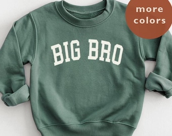 BIG BRO Toddler Sweatshirt or Bodysuit | Trendy 2026 Big Brother Announcement Crewneck