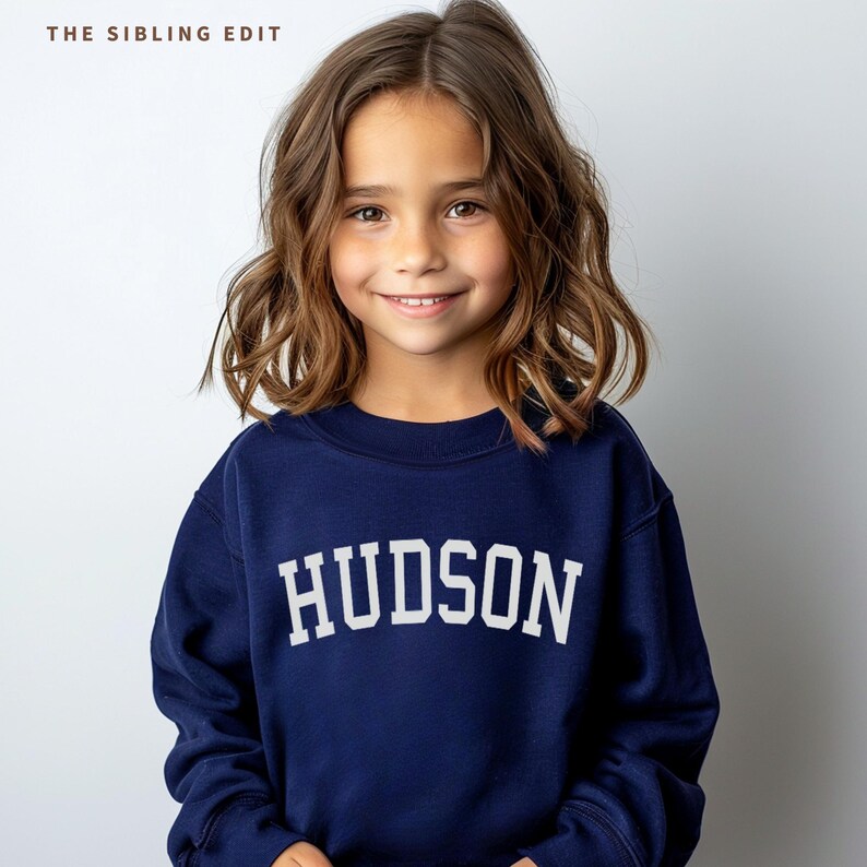 Baby Custom Name Sweatshirt or Fleece Bodysuit | Personalized Infant and Kids Sweaters image 8