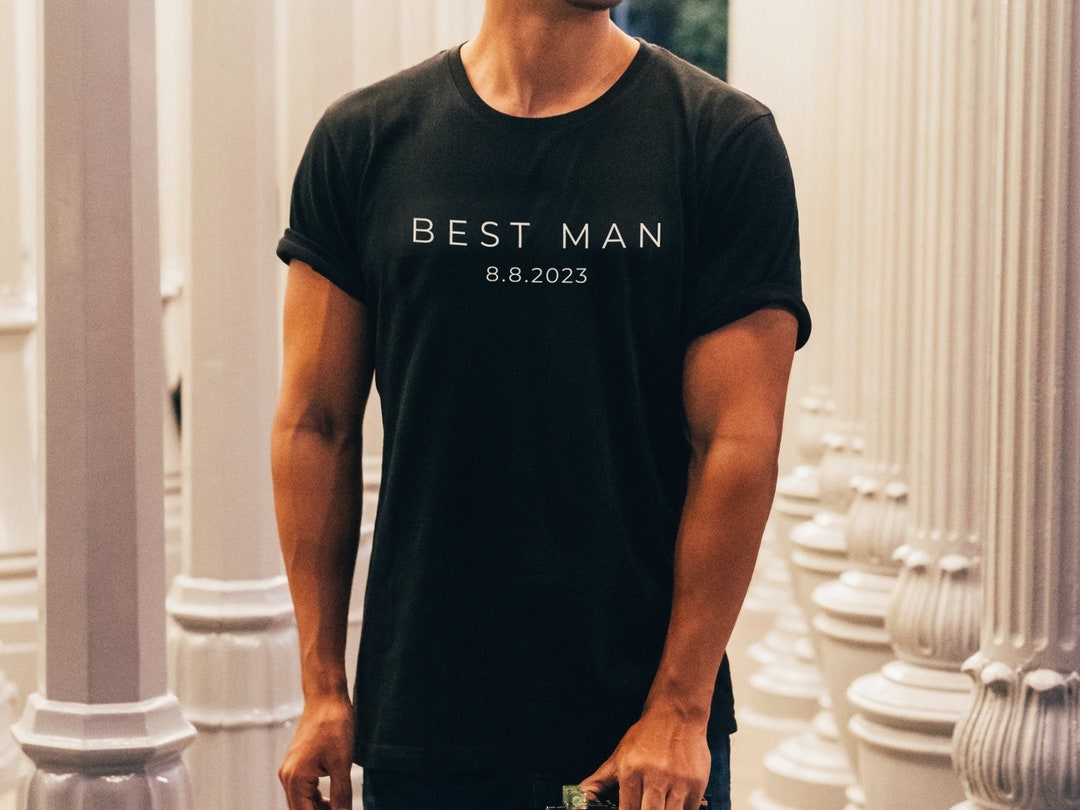 Best Man Shirt Gift for Best Man Best Man Proposal Personalized Gift