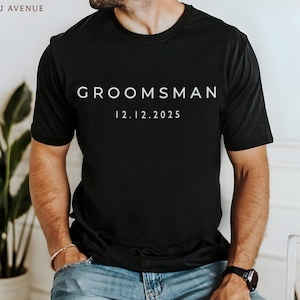 Groomsman Shirts | Gifts for Groomsmen | Personalized Gift From Groom Tshirt |  | Custom Gifts for Groomsparty