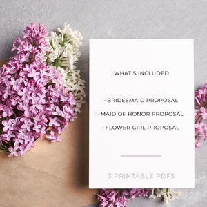 Printable Maid of Honor Proposal Digital Download Card - Etsy