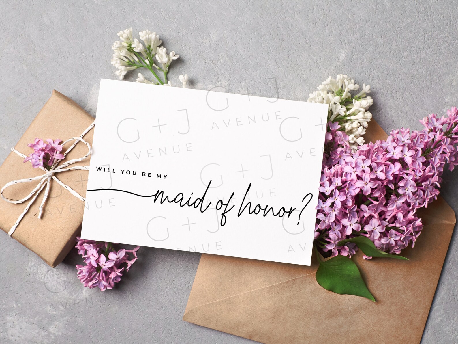 Printable Maid of Honor Proposal Digital Download Card - Etsy