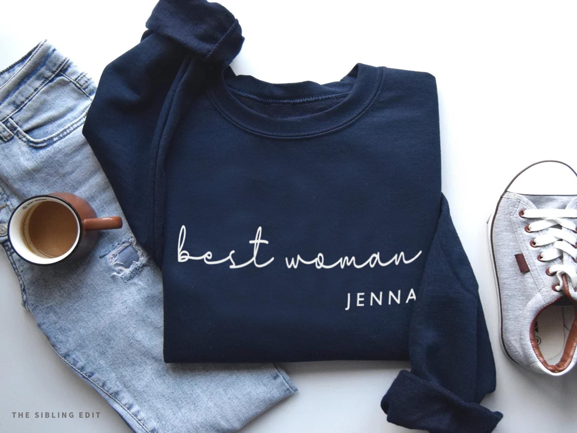 Best Woman Sweatshirt | Personalized Gift From Groom | Groomsparty 