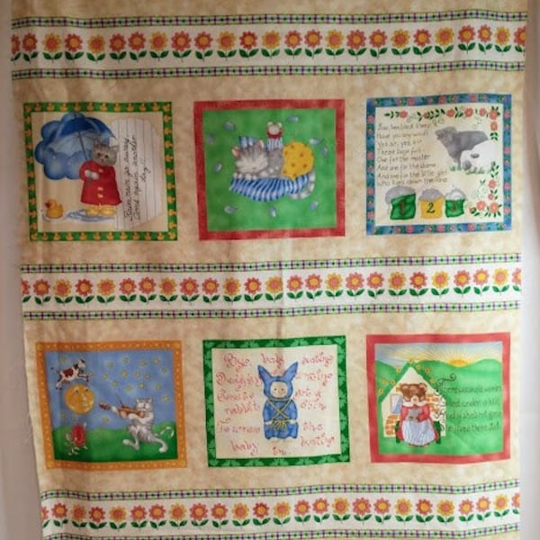 Nursery Rhyme Fabric Etsy