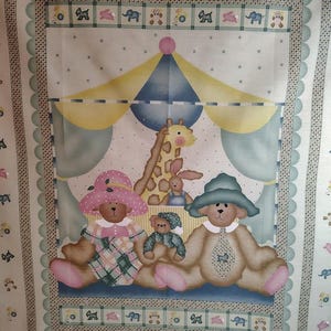 Vintage, Rare, OOP  "Carousel Nursery Quilt" by Daisy Kingdom  1990's