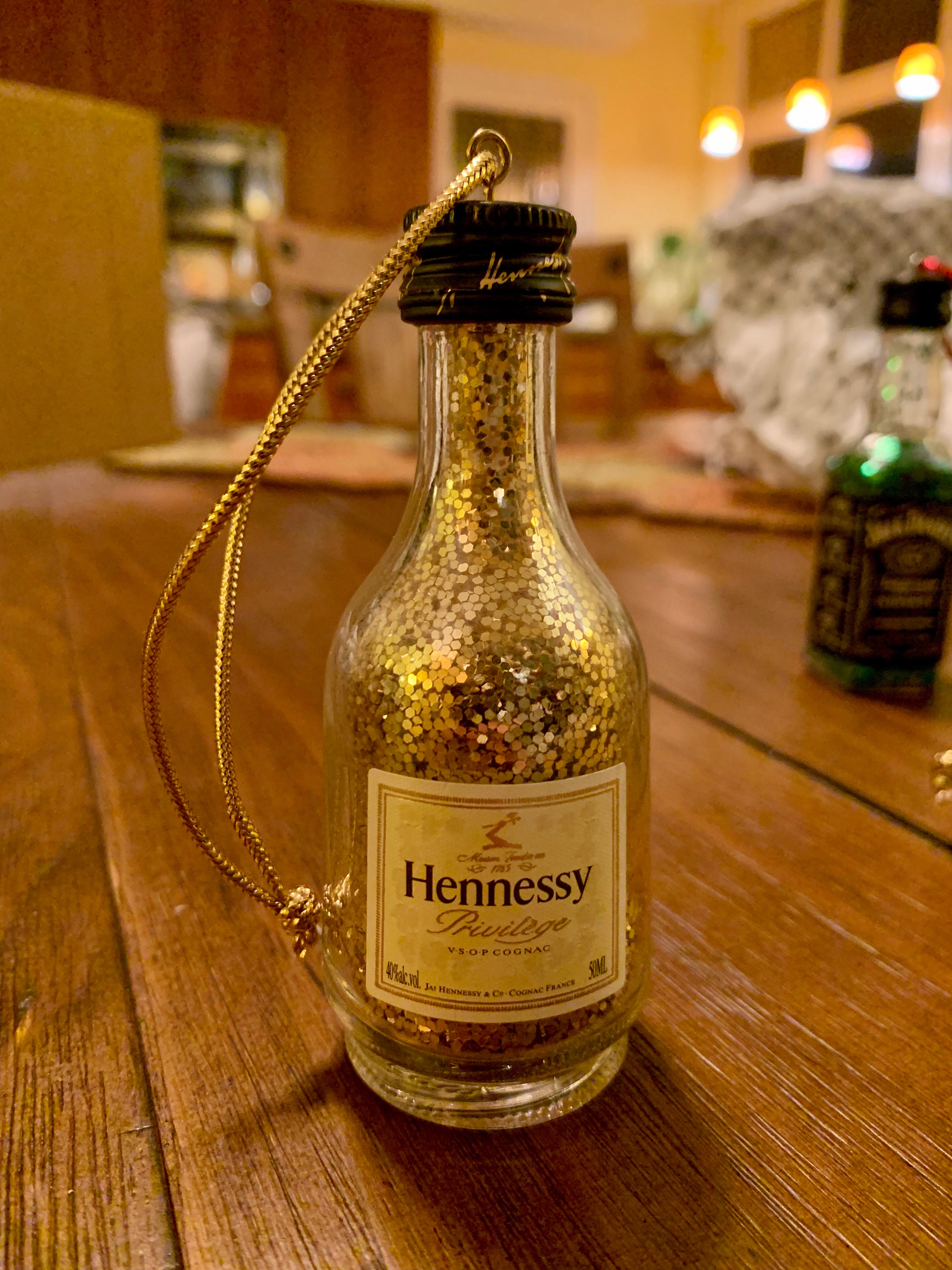 Mini Liquor Bottle Xmas Tree Ornaments Etsy