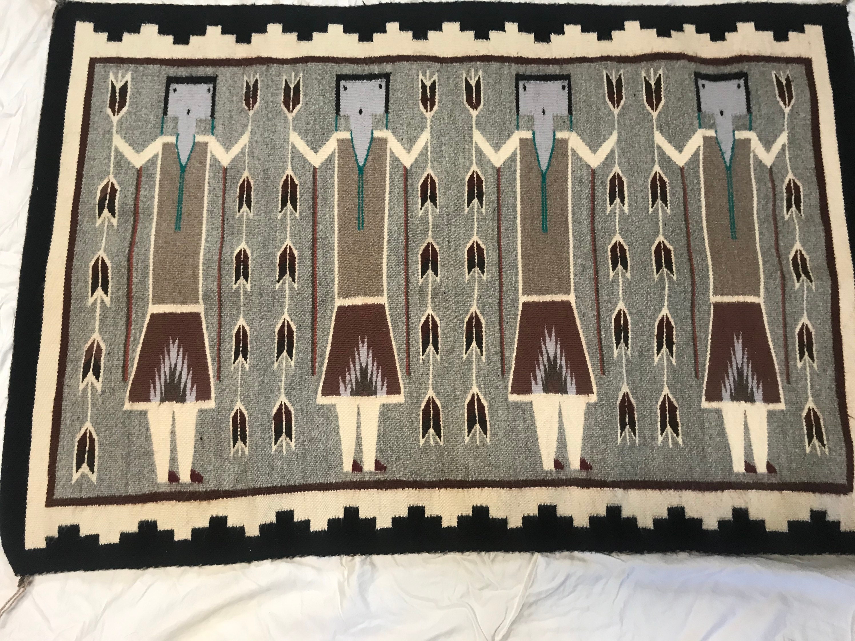 Navajo Rug Yeibichai Weave Etsy