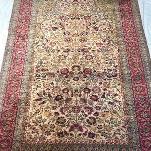 Silk Tabriz Meditation Rug