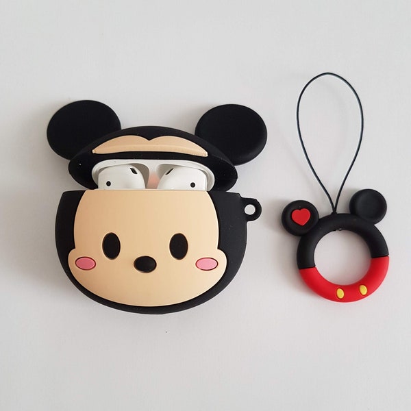 Mickey Mouse Silicone airpod case disney headphone accessory minnie mouse universal cartoon kid  gift for him her mouse goofy donald duck