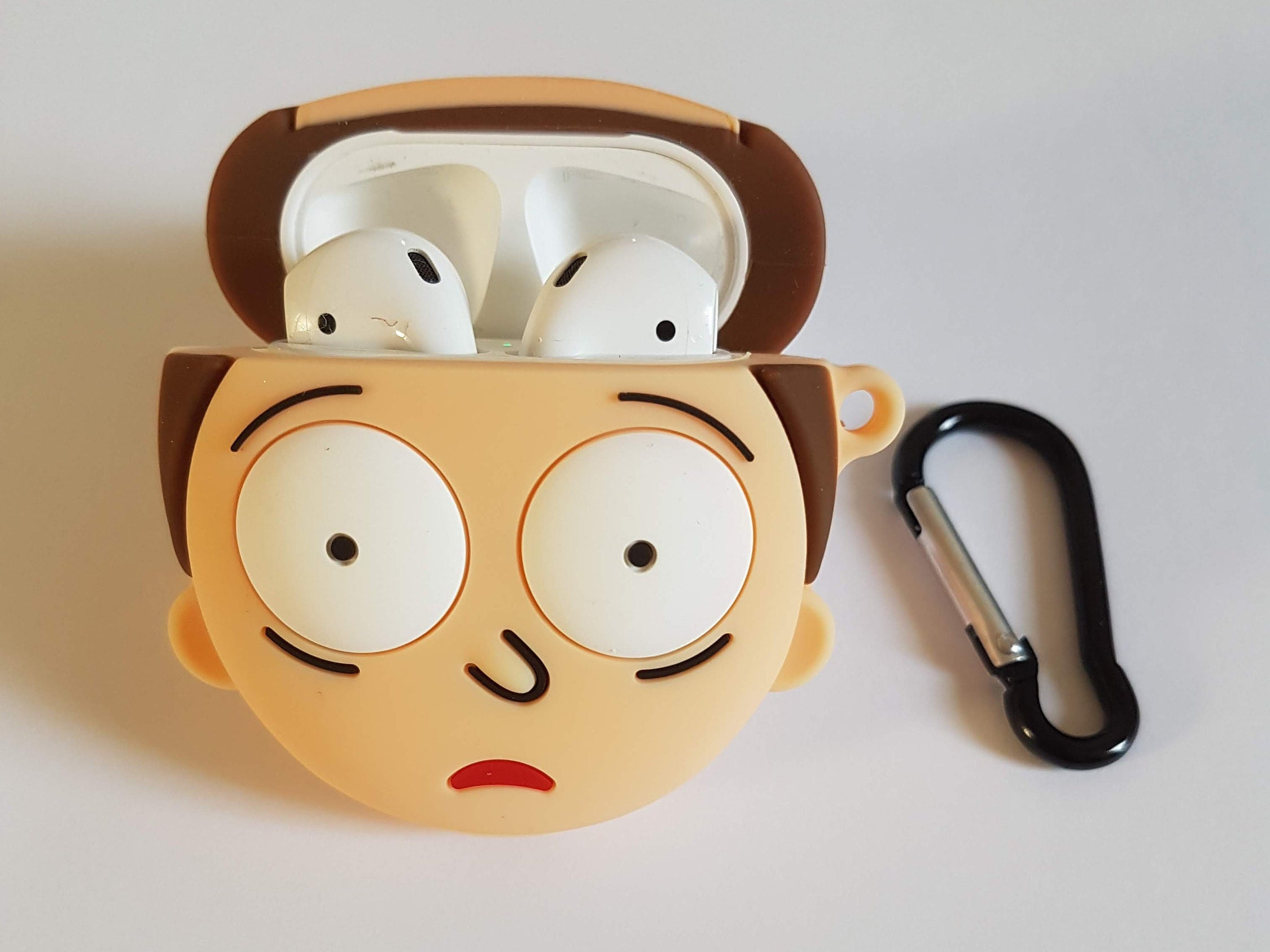 Morty Silicone Airpod Case Rick & Morty Cartoon Character - Etsy Morty Silicone Airpod Case Rick & Morty Cartoon Character - Etsy