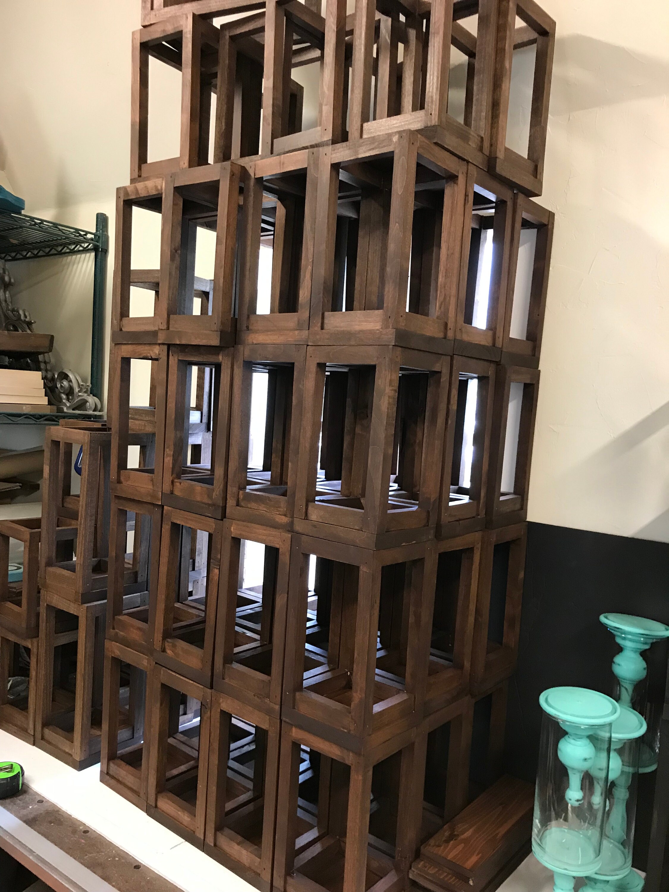 12 Sets Bulk Wedding Lanterns Bridal Set of Lanterns Wooden Etsy