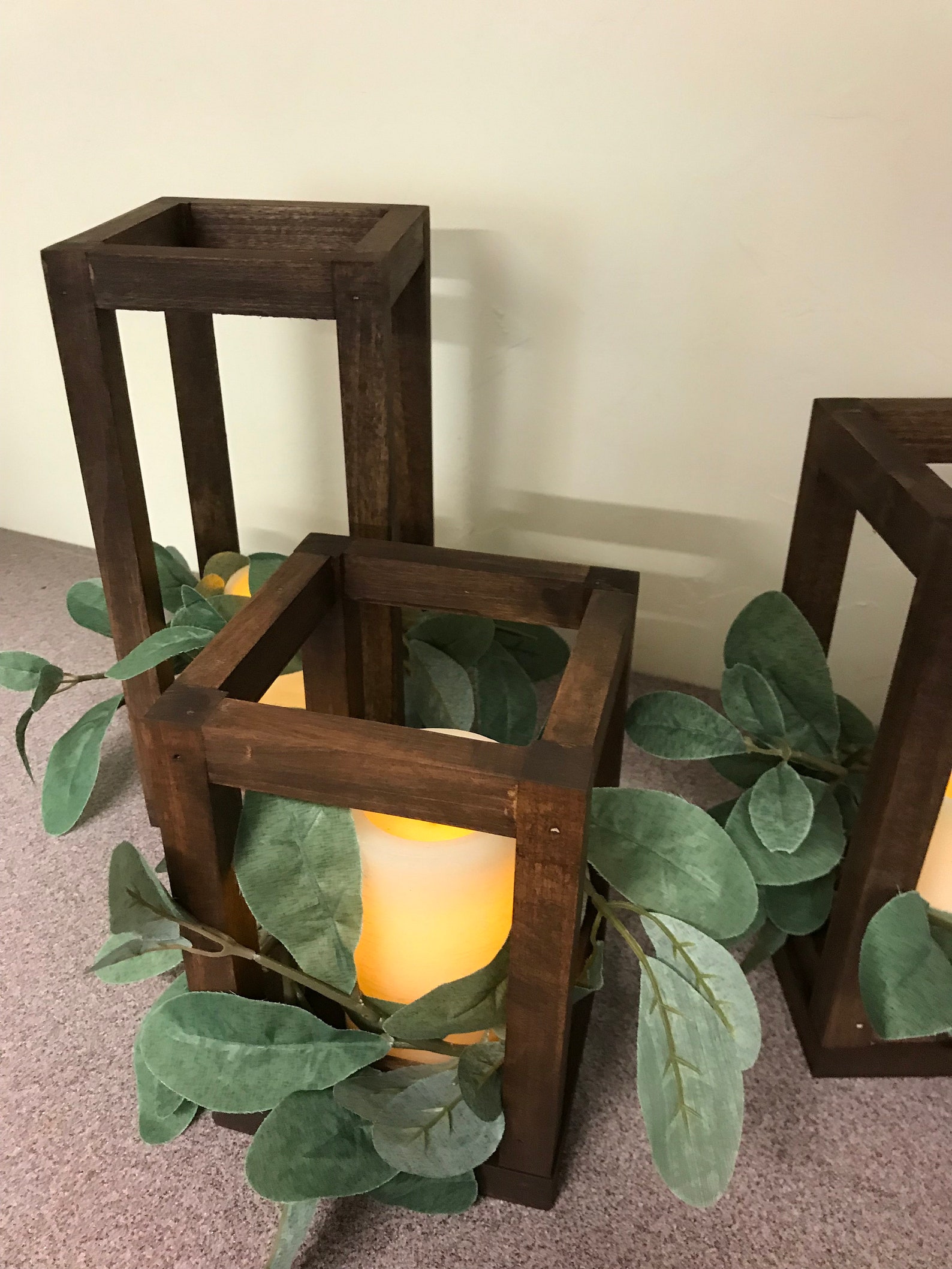 15 Bulk Wedding Lanterns Rustic Lanterns Wooden Lanterns Etsy