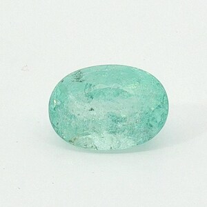 Tourmaline Paraiba naturelle 6,20 carats | Pierre précieuse bleue ovale | 13,4 x 9,6 x 7,5 mm | Origine : Mozambique | Naturelle | cloud19gemstones image 1