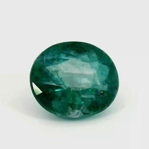 Natural Grandidierite Gemstones   0.65 carats  - 5.88x5.40 mm - Green transparent -oval cut -loose gemstones/cloud19gemstones
