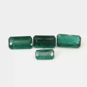Natural Grandidierite Gemstones 1.69 carats -  6x3 mm - Green transparent - Octagon cut -loose gemstones/cloud19gemstones