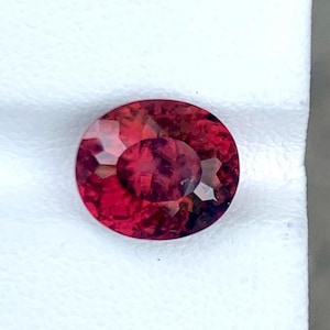 Natural  Zircon | Pink | 6.21 Ct | Oval Cut | Orange Pink | Sri Lanka | VVS | Very Good Luster Loose  gemstones | rarest gem