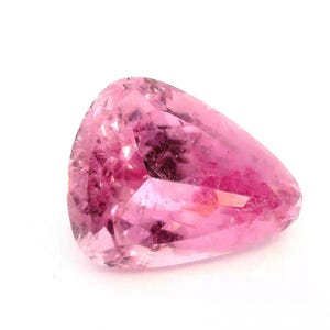 Naturlig turmalin rosa 23,06 ct | 20,93x16,74 mm | Päronslipad | lösa ädelstenar | cloud19gemstones