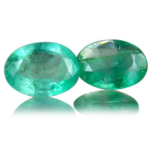 Émeraude Verte De Zambie – 1,45 Carat – Taille 8x6,5 Mm – Huilée – Rare