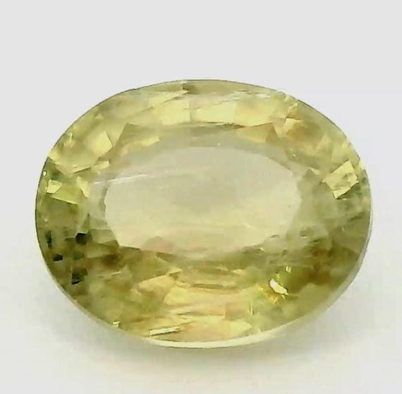 天然カラーチェンジ ダイアスポア 1.545カラット 7.8X6.9 mm オーバル
