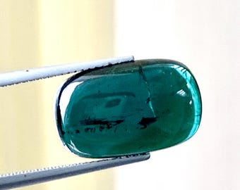 Natural Tourmaline  Indicolite  10.40 carats 18x11mm  |  Cabochon  |  Blue |  loose Gemstone | cloud19gemstones