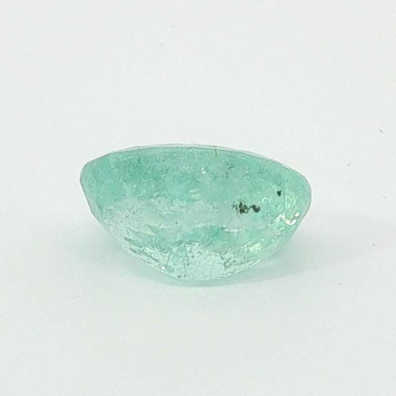 Tourmaline Paraiba naturelle 6,20 carats | Pierre précieuse bleue ovale | 13,4 x 9,6 x 7,5 mm | Origine : Mozambique | Naturelle | cloud19gemstones image 3
