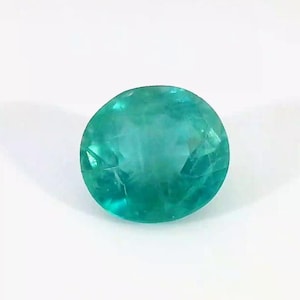 Natural Neon Blue Grandidierite  0.49 Carats -Gemstones  5.37x4.98 mm - transparent -oval cut -loose gemstones/cloud19gemstones