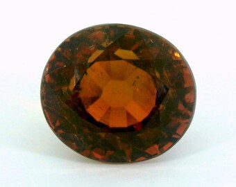Natural  Tourmaline  4.42 ct  | 9.7x8.7mm  |   Oval cut  |  Golden Orange color |   loose gemstones | cloud19gemstones