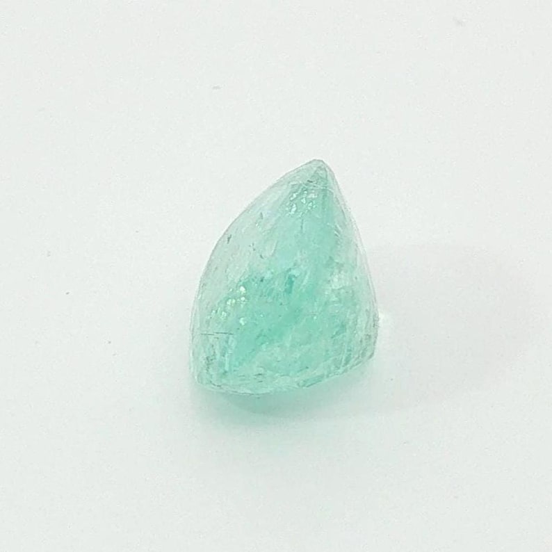 Tourmaline Paraiba naturelle 6,20 carats | Pierre précieuse bleue ovale | 13,4 x 9,6 x 7,5 mm | Origine : Mozambique | Naturelle | cloud19gemstones image 2
