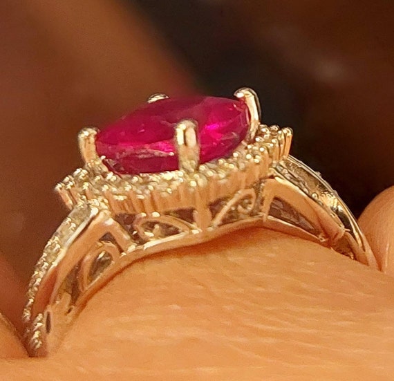 Sterling ruby ring - image 7