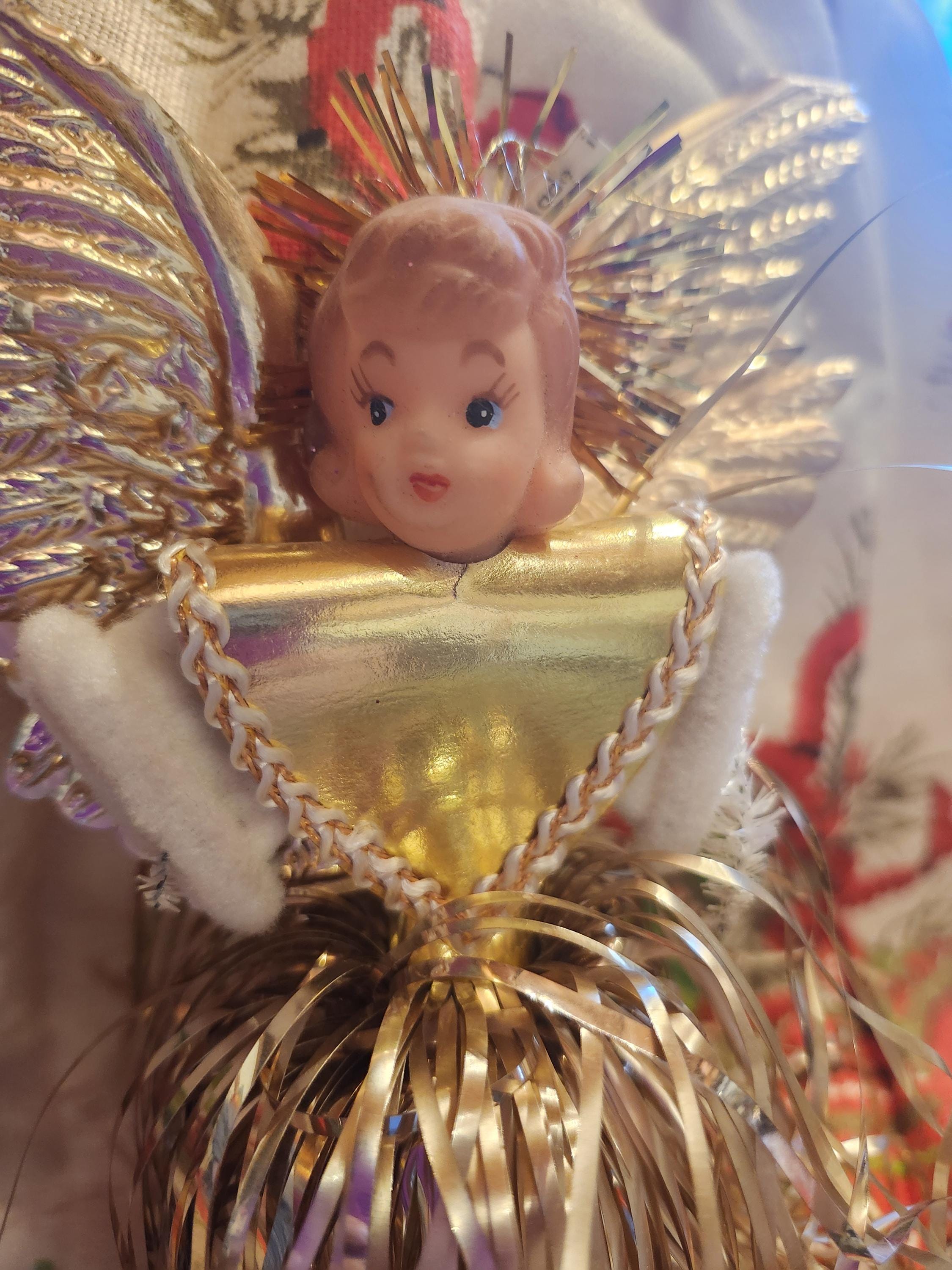 Vintage Angel Tree Topper Japan - Etsy