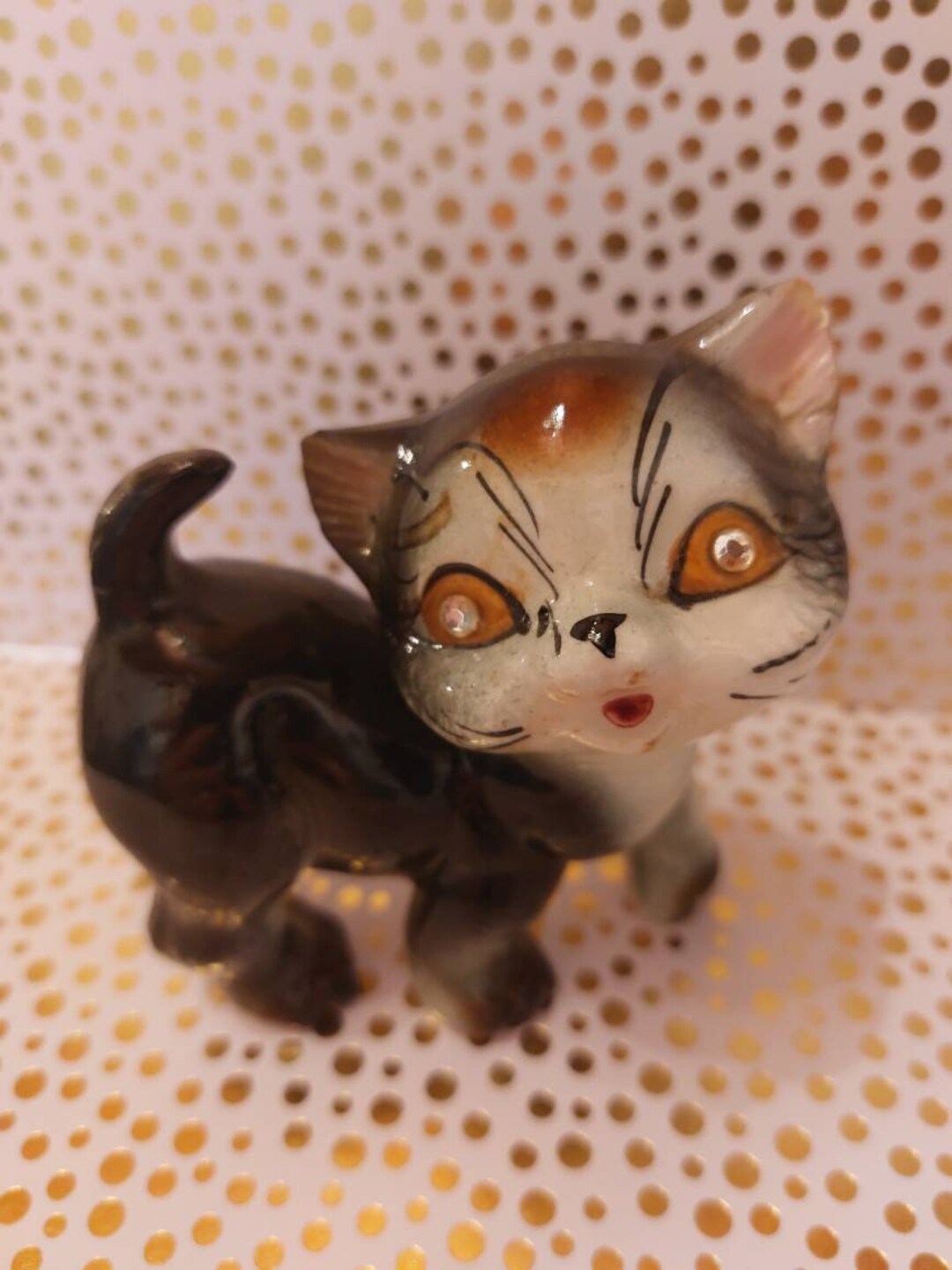 Vintage Japan Cat Figurine Etsy
