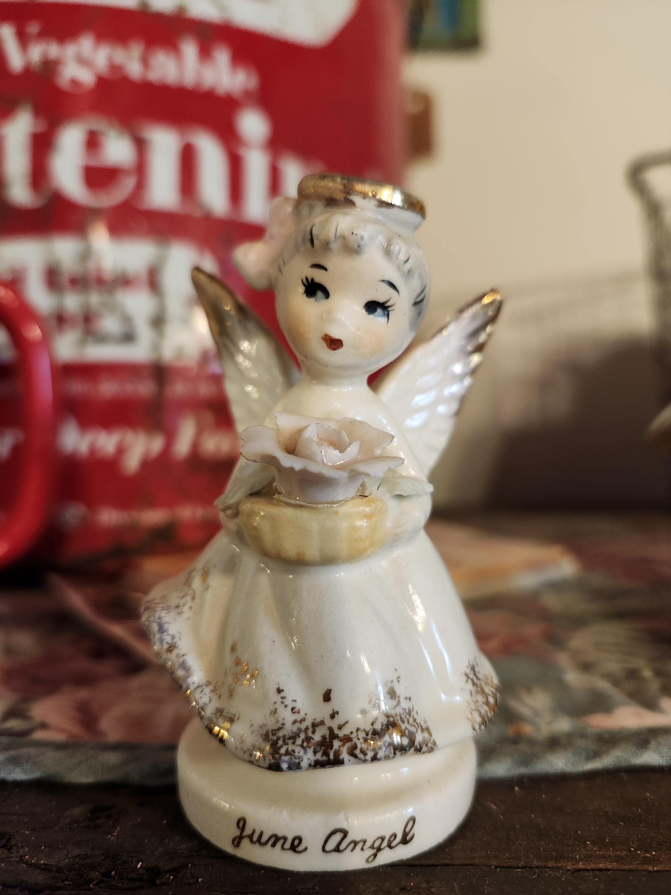 Vintage Angel Month Figurines - Etsy