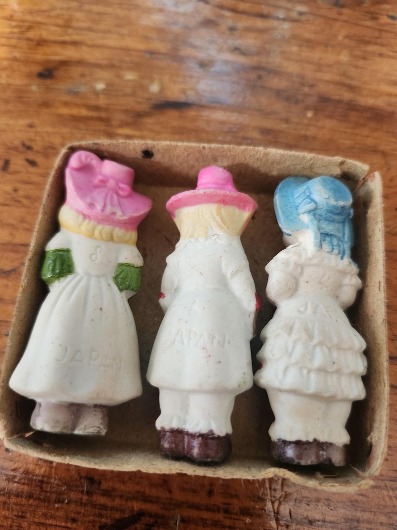 Antique Frozen Charlotte penny dolls. image 2