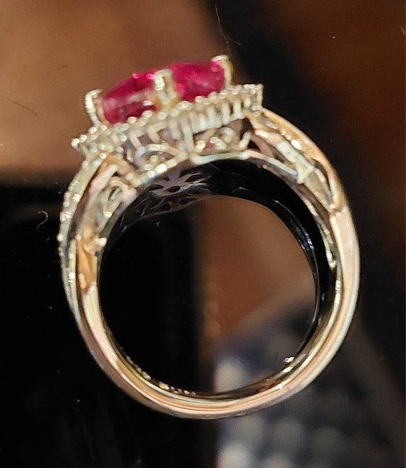 Sterling ruby ring - image 3