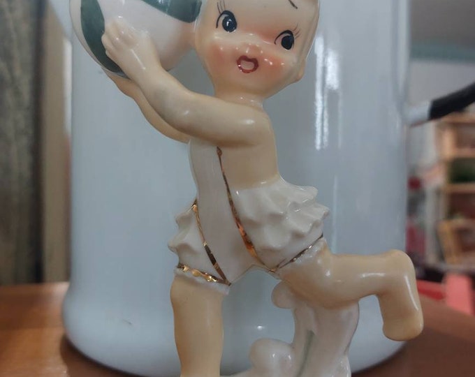 Rare Ucagco Vintage Swimmer Figurine. Beach Girl. Etsy