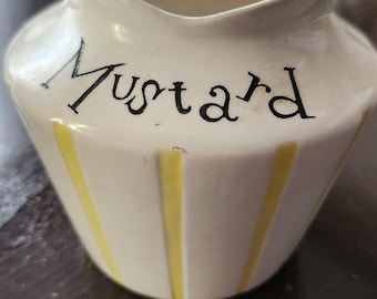 Lefton anthropomorphic mustard jar only