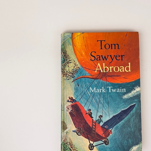 Vintage Tom Sawyer Abroad Hardcover-Buch – Copyright 1967