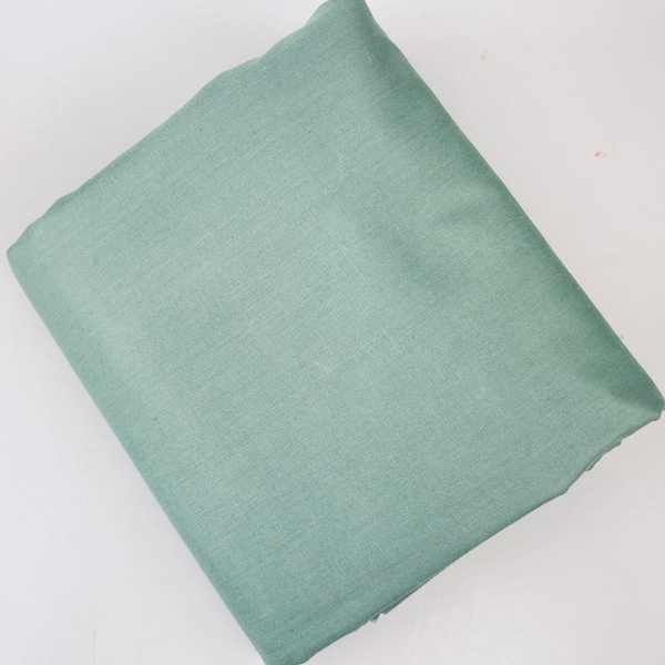 Vintage Sea Foam Green Fabric - 48" x 88" - Light Sheen