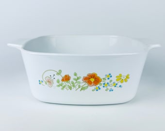 Casseruole vintage "Wildflower" di Corning Ware - Prodotte in Canada - Vendute separatamente