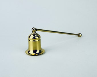 Vintage Brass Candle Snuffer/Douter - Attractive Aged Metal Patina