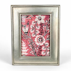  SELANGOR ピューター フォトフレーム花柄 ガラス無し Royal Selangor Pewter Picture Frame - Etsy
