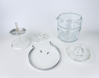 Vintage PYREX Flameware Kaffeemaschine (7756-B / 7754-B) Teile - Made in den USA - einzeln verkauft